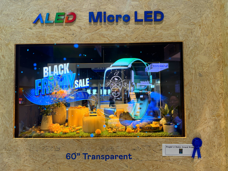 LEYU�پW(w��ng)60����͸����Micro LED�@ʾ���@&rdquo;���Micro LED���g(sh��)��(y��ng)�ê�(ji��ng)&rdquo;����Micro LED���͸����֮�O(sh��)Ӌ(j��)���ԘO�°l(f��)�]���ԿɔU(ku��)չ�ԟo(w��)�pƴ�Ӽ��g(sh��)���죬�߂�600 nitsȫ��(hu��)������������60%��͸�ʼ����^(gu��)NTSC 110%�ă�(y��u)���Vɫ����F(xi��n)�����������`�(y��ng)���ڸ��N��(ch��ng)��